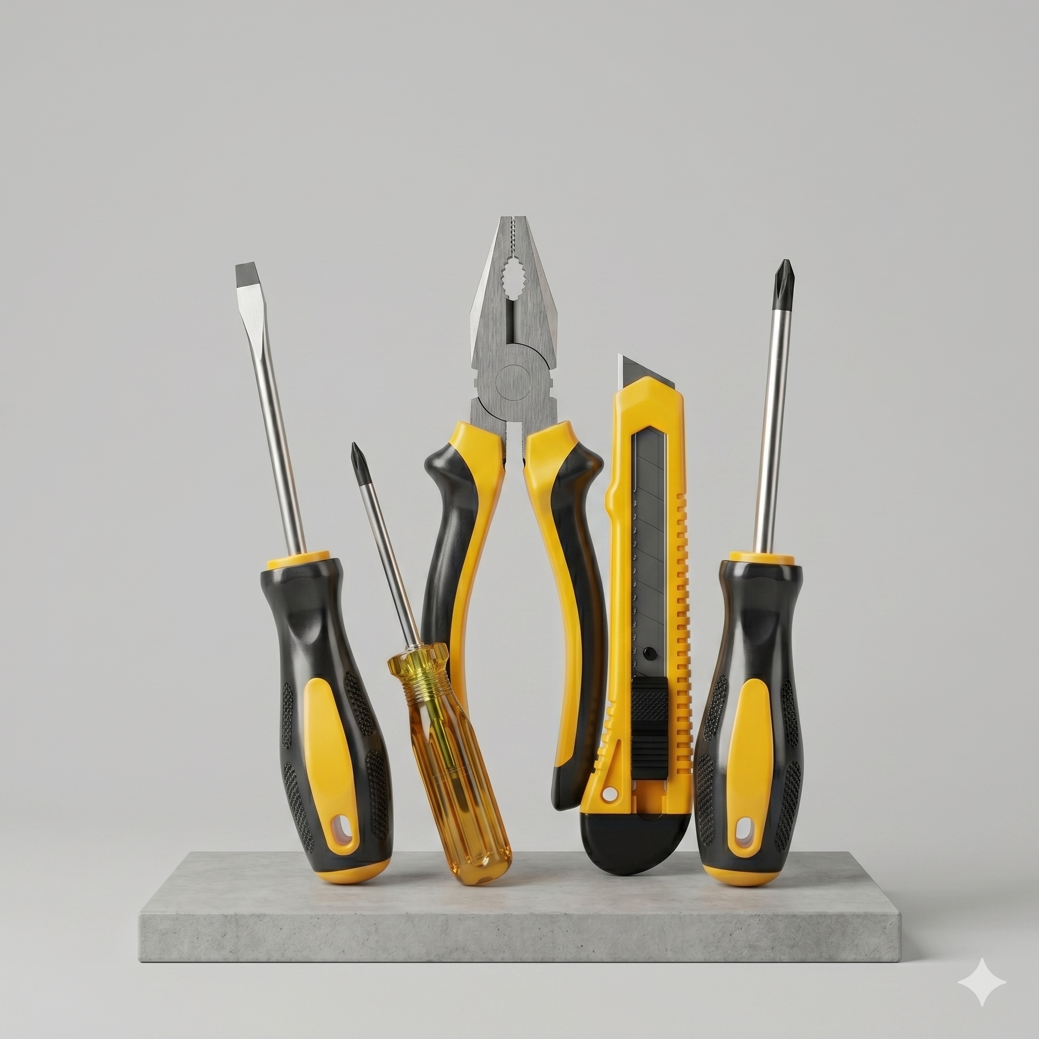 5-Piece Essential Household Hand Tool Set