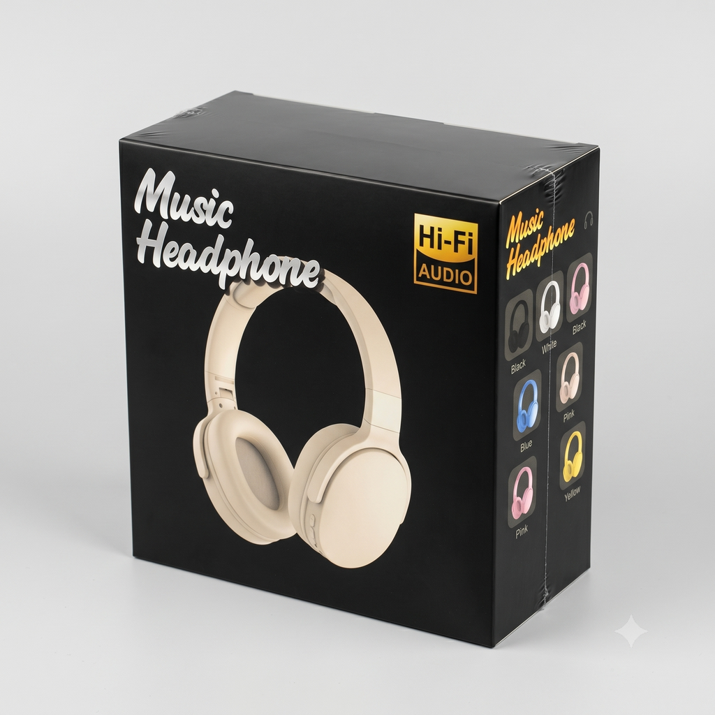 Premium Wireless Over-Ear Headphones – Hi-Fi Audio & Hands-Free Calling